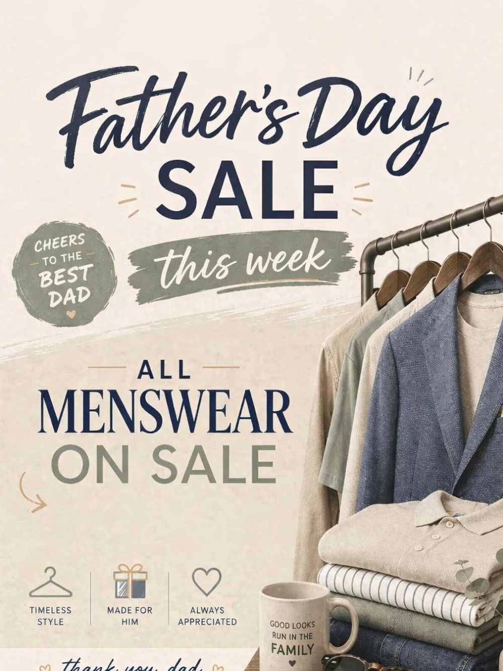 Father's Day Menswear Sale